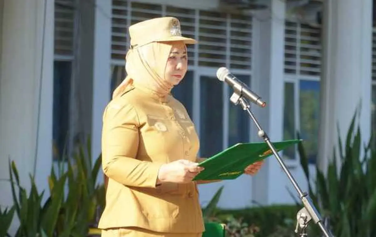 Pimpin Apel Gabungan, Tiorita Tegaskan Seluruh Jajaran Pemkab Langkat Tetap Waspada