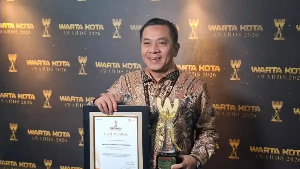 Dipimpin Aep Syaepuloh, Pemkab Karawang Raih Warta Kota Awards 2026 - Wartakotalive.com