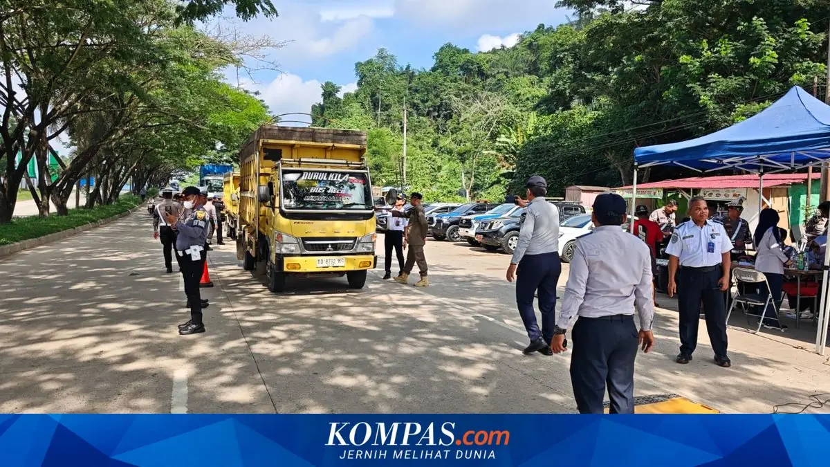 Terjaring Razia ODOL di Samarinda, Sopir Truk Curhat Tarif Angkut, Solar Hingga Cicilan