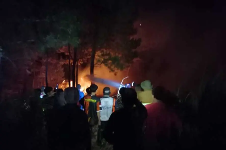 Kebakaran Hutan Lindung Gunung Soputan Meluas Mencapai 300 Hektare
