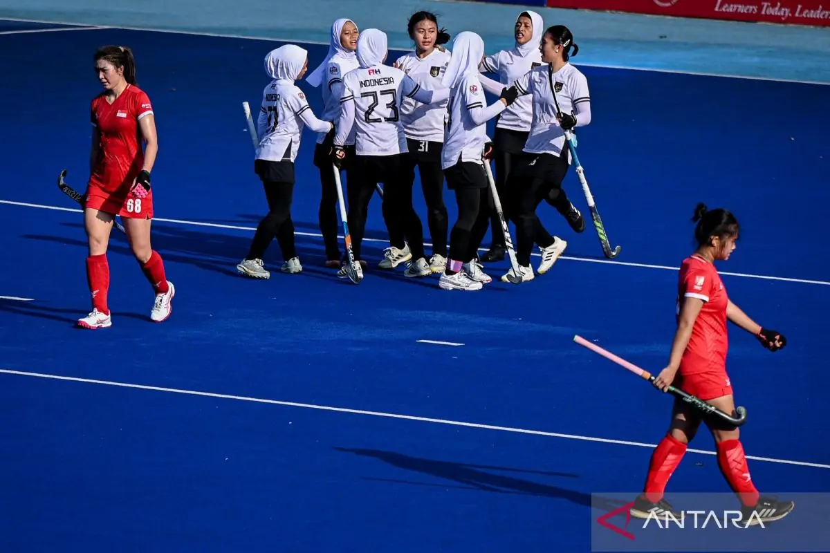 Timnas hoki putri Indonesia petik kemenangan atas Thailand 1-0
