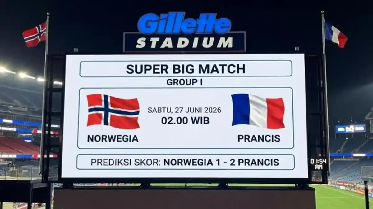 Norwegia Vs Prancis, Prediksi Skor, Susunan Pemain dan H2H di Piala Dunia 2026 - Bangkapos.com