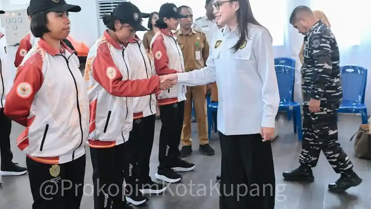 Wakil Wali Kota Kupang, Serena Francis Buka Diklat Paskibraka Kota Kupang Tahun 2026, Ini Pesannya - Pos-kupang.com