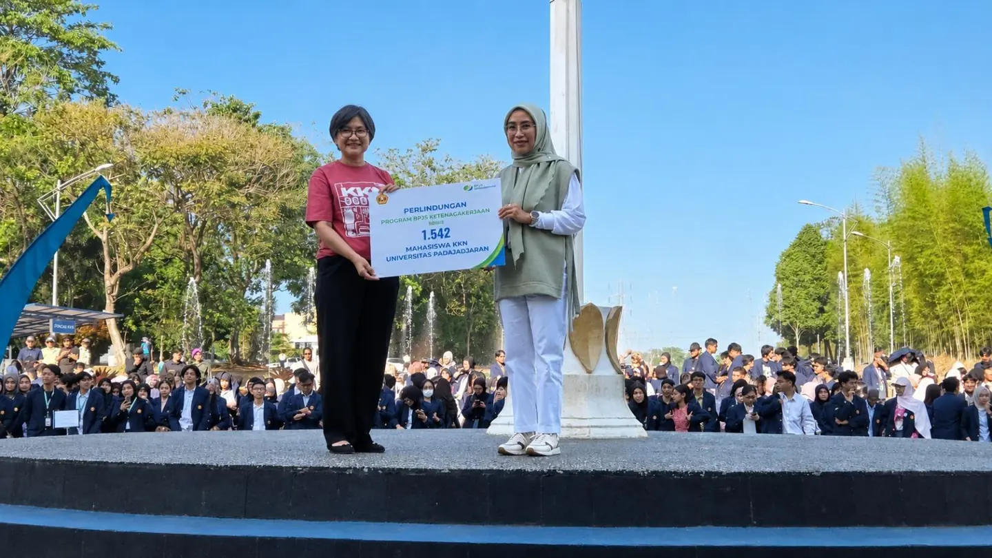 Unpad Lepas 1.542 Mahasiswa KKN dengan Jaminan Perlindungan JKK dan JKM - Tribunjabar.id